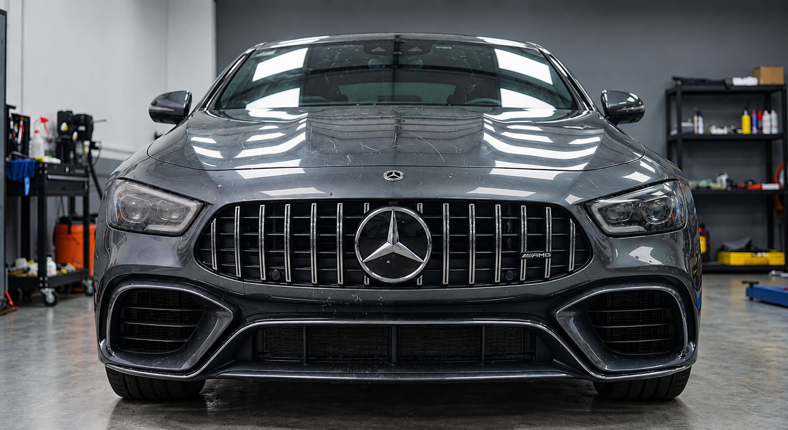 Permukaan mobil tanpa perlindungan PPF